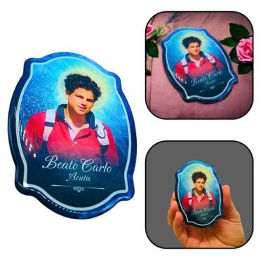 Imagem de Adesivo Carlo Acutis Colorido Resinado - FORNECEDOR 6