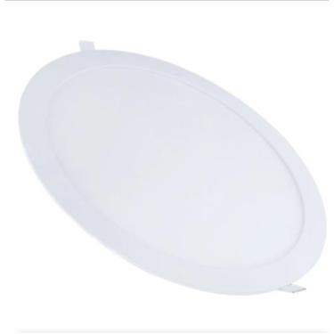 Imagem de Luminária De Led Plafon 24w Redondo de Embutir  Branca Frio  6500k Biv