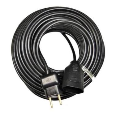 Imagem de Extensão Elétrica 10a/20a Reforçada 30m PP 2x1,5mm Plug Reto - Margiri