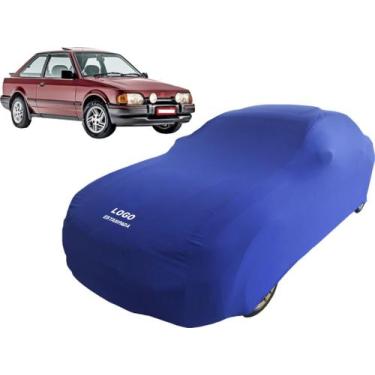 Imagem de Capa Automotiva Para Ford Escort Tecido Helanca Lycra - Mz, Azul