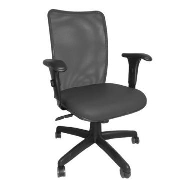 Imagem de Cadeira New Eco Diretor Giratória Em Tela Mesh Para Escritorio Reclina