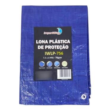 Imagem de Lona Plástica Encerado Impermeável Piscina 7,5x6m Multiuso - Geral