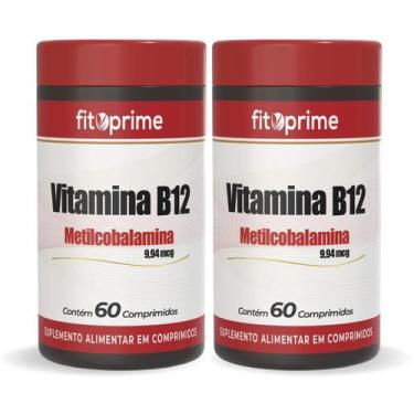 Imagem de Kit 2 Vitamina B12 Metilcobalamina 9,94mcg 60 Comprimidos Fitoprime 