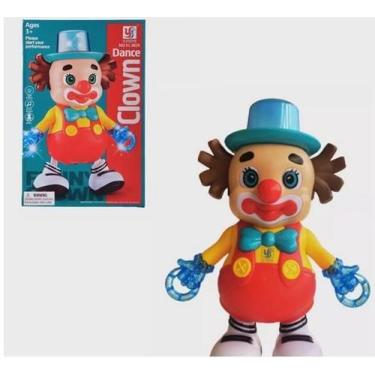 Imagem de Brinquedo Boneco Palhaço Robô Dançarino Com Som e luz muito divertidos