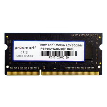 Imagem de MEMÓRIA RAM NOTEBOOK DDR3 8GB 1600MHz 1.5V SODIMM - Prosmart
