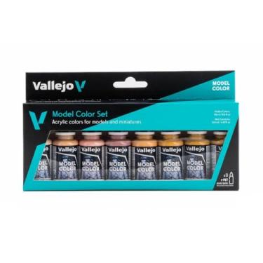 Imagem de Vallejo Face/Skin Colors Paint Set, 8-Colors, 17ml