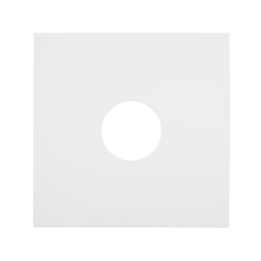 Imagem de sdroceRyaM 10 peças de jaquetas de disco de vinil de 30,5 cm espessas de 350 g/m², capas de jaqueta LP para armazenamento de coleção de 33 RPM, branco