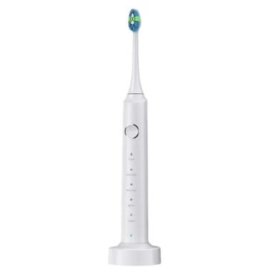 Imagem de Escova de Dente Elétrica, 5 Modos, IPX7 à Prova D'água, Bateria 3.7V, Branco