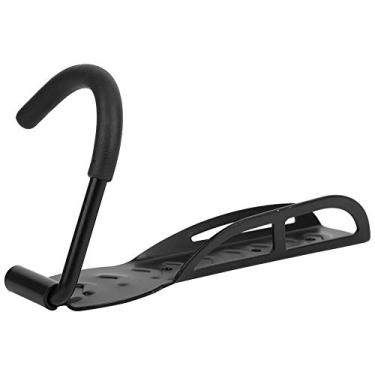 Imagem de Liga de Alumínio Preto Dobrável Mountain Bike Rack de Estacionamento Scooter Elétrico w Gancho Expositor Ferramenta Anti-risco Feito de Borracha de Estacionamento