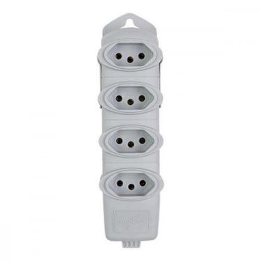 Imagem de Tomada Barra Daneva Quadr 2P+T 20A Cinza