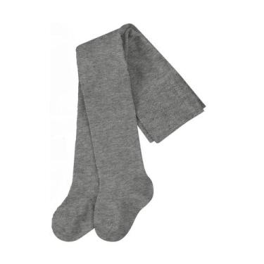 Imagem de Meia Calça Infantil Lisa Algodão Fio 80 - Rossini, 4-7 anos, Mescla