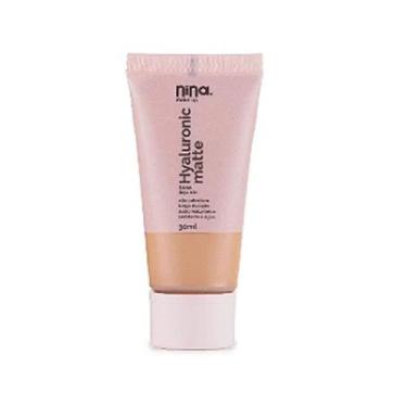 Imagem de Base Liquida Hyaluronic Matte Nina Make Up, 4