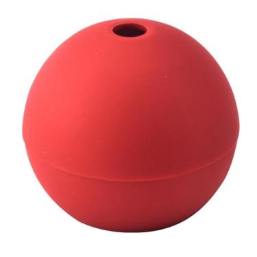 Imagem de Bola de gelo de borracha macia de orifício único, barra de gelo de silicone, molde de bola de gelo, utensílios de cozinha, 2 peças