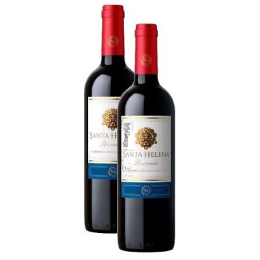 Imagem de kit 2 Vinho Santa Helena Cabernet Merlot Reservado 750ml