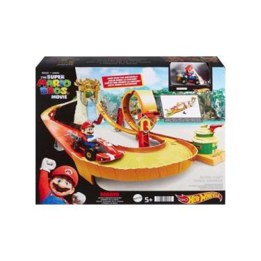 Imagem de Hot Wheels Pista  Super Mario Bros Movie Corrida Na Selva HMK49 Mattel