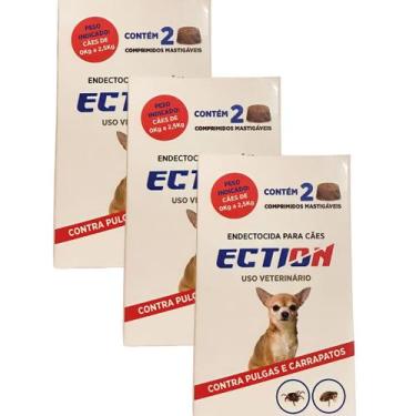 Imagem de ECTION  Proteção Anti Pulgas e Carrapatos para Cães de 0kg a 2,5kg Tot