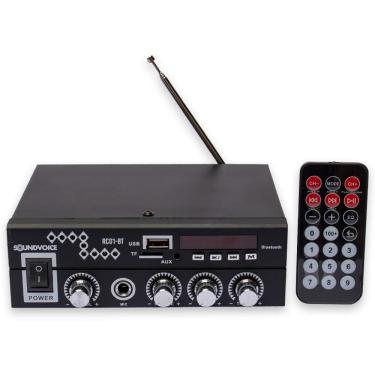 Imagem de Amplificador Receiver 60W Soundvoice Rc01-Bt