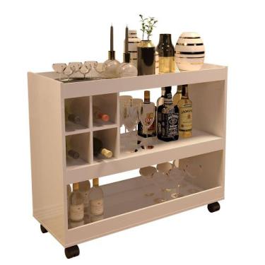 Imagem de Aparador Bar 4050 Jb Bechara Perola - Ofertamo