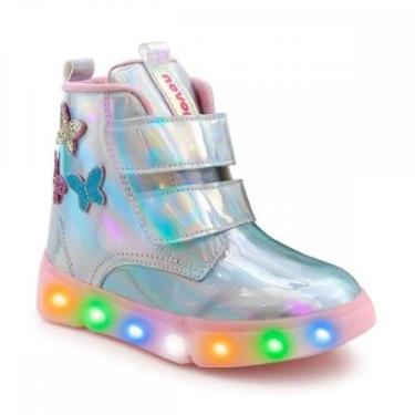 Imagem de Bota Infantil Novopé Led Menina-Feminino