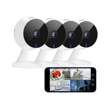 Imagem de Câmera de segurança LaView 5MP 3K com visão noturna colorida e Alexa