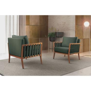 Imagem de Poltrona Decorativa Madeira Maciça Helena