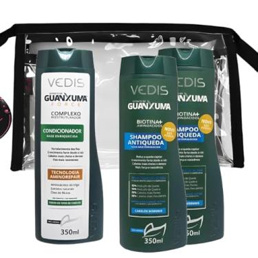 Imagem de Kit Guanxuma 2 Shampoo Antiqueda Force & Condicionador + Necessaire