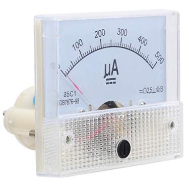 Imagem de Alta Precisão 85c1 Dc 0~500ua Amperímetro de Ponteiro Ampérico Painel de Medidor de Medidor de Corrente Equipamento de Energia Abds Branco Estabilizador de Tensão Vermelha