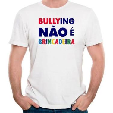 Imagem de Camiseta masculina bullying não é brincadeira camisa - Mago das Camisa