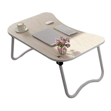 Imagem de Mesa dobrável para laptop, mesa de cama portátil, bandeja de servir para cama, suporte para notebook