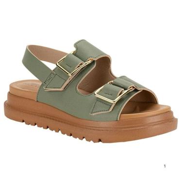Imagem de Sandália Modare Flat Conforto Anabela Casual Feminina Verde