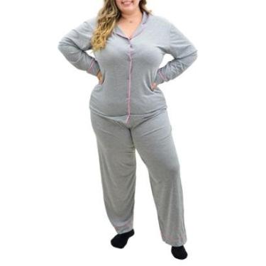 Imagem de Pijama De Inverno Plus Size Feminino Americano Victory-Feminino