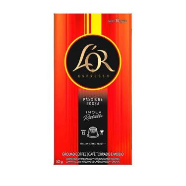 Imagem de Café em Cápsula Ímola Ristretto Passione Rossa Ferrari L'Or  10 Unidad