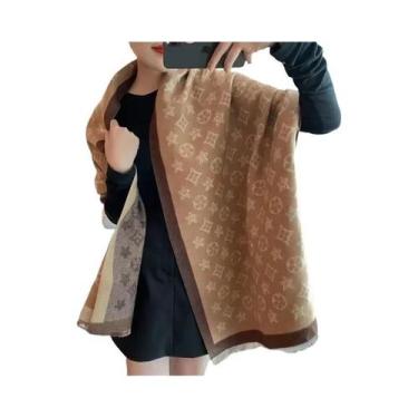 Imagem de Cachecol De Caxemira Estilo Boêmio Feminino Para Outono Inverno Quente