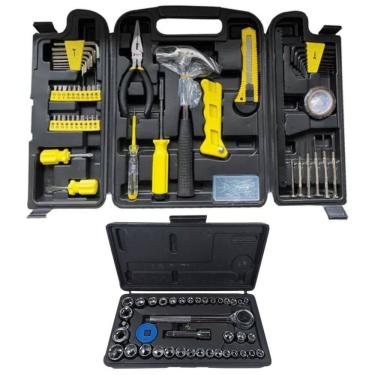 Imagem de Kit De Ferramentas 200 Pcs C/Soquetes E Chaves +40 Peças