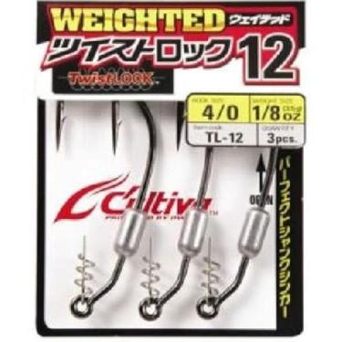 Imagem de Owner 11692 TL-12 trava de torção ponderada nº 3/0, gancho único de 1/473 g