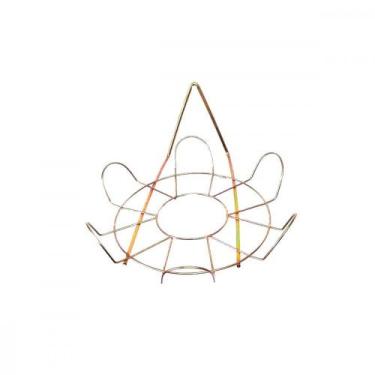 Imagem de Suporte Para Vaso Iguatemi N.2 Margarida Parede Bicromatizado 59 - Kit