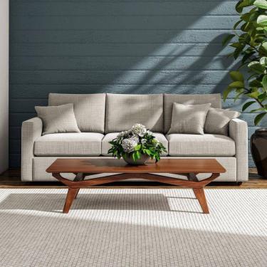 Imagem de Mesa de Centro Laminada San Marino Seiva Móveis Castanho