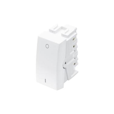 Imagem de Módulo Interruptor Bipolar Simples Fame Habitat 20A Branco