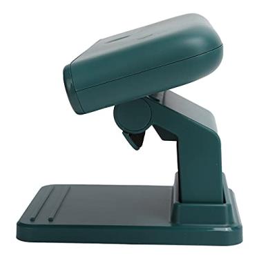 Imagem de Ajustável 3 Velocidades de Ventilador de Mesa para Tela de Computador, 120 ° de Largura, Com Suporte de Telefone Celular, fã de Carregamento USB Verde, Instalação Fácil de 30 Mm,