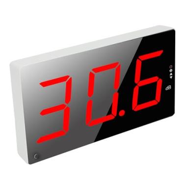 Imagem de Decibel Medidor 30db-130db, 3 Polegadas de 3 Polegadas LCD Montagem de Parede LCD Montador de Som para Salto para a Aula de Ruído Sala de Aula, Testador de Ruído para