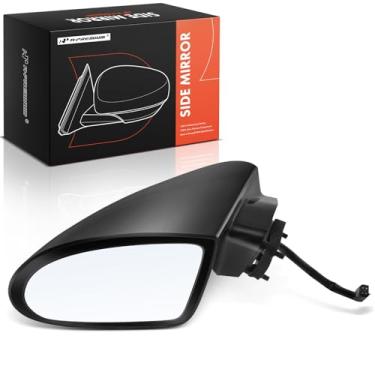 Imagem de A-Premium Espelho retrovisor traseiro externo preto liso não aquecido, não dobrável, compatível com Chevrolet Camaro 1993-2002