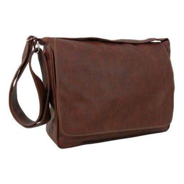 Imagem de Bolsa Pasta Transversal Tipo Carteiro Notebook Masculino Feminino - CD