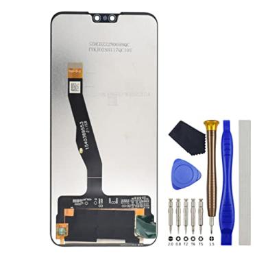 Imagem de Substituição de montagem de tela sensível ao toque de digitalizador LCD completo para Huawei Y8s Y9 (2019) incluindo kit de ferramentas preto de 6,5 polegadas