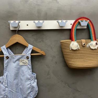 Imagem de 2 Cabideiros parede decoração Coroa princesa príncipe 2CCo - Hanger De