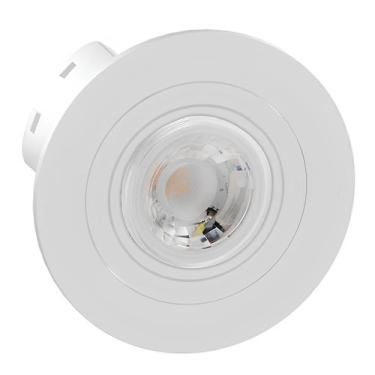 Imagem de Spot Redondo Embutir Face Plana Mini Dicroica Saveenergy, 127/220V