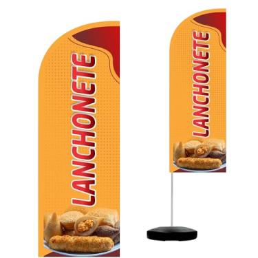 Imagem de Wind Banner Completo 2,10m Lanchonete
