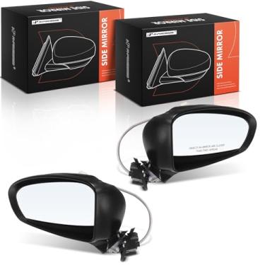 Imagem de A-Premium Par (2) espelhos retrovisores elétricos do lado do motorista e do passageiro - compatível com Toyota Prius 2010-2015, Prius Plug-In 2012-2015 - Espelho retrovisor externo externo texturizado