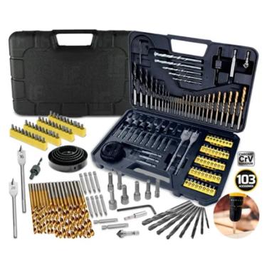 Imagem de Kit De Ferramenta Jogo De 103 Peças Com Maleta Caixa