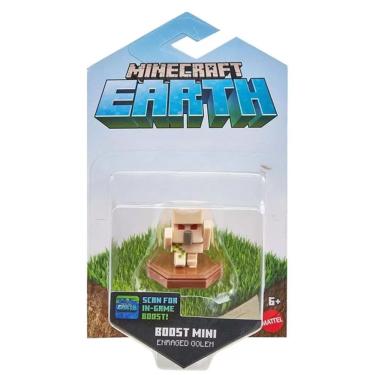 Imagem de Mini Figura Minecraft Earth 4Cm Futuro Golem Furioso