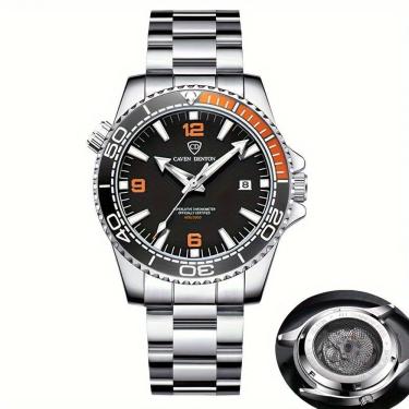 Imagem de Relógio Masculino De Quartzo Brilhante Para Negócios E Esportes Presente Ideal Preto